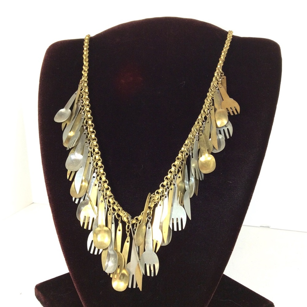 OOAK Fork and Spoon Necklace